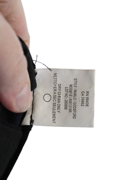 Theory Unisex Ankle Dress Pants Dark Blue Wool Button Size 29