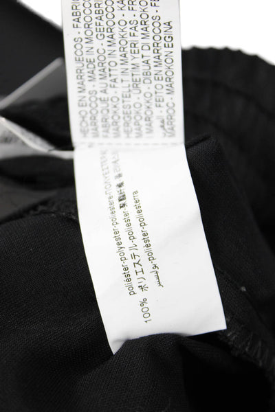Zara Unisex Black Cargo Jogger Pants Drawstring Size M