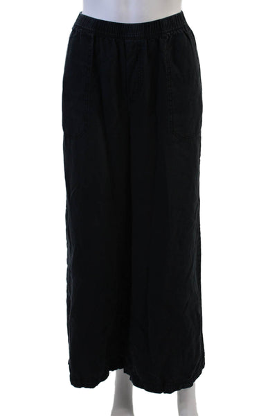 Splendid Women Black Bohemian Solid Sweatpants Size M