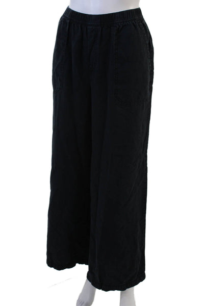 Splendid Women Black Bohemian Solid Sweatpants Size M