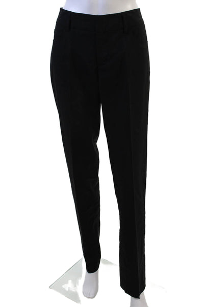 Shin Choi Women Dress Pants Black Wool Hook & Eye Size 8
