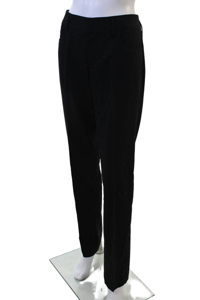 Shin Choi Women Dress Pants Black Wool Hook & Eye Size 8
