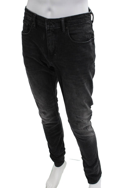 PRPS Men Skinny Tapered Black Jeans Size 34