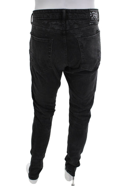 PRPS Men Skinny Tapered Black Jeans Size 34