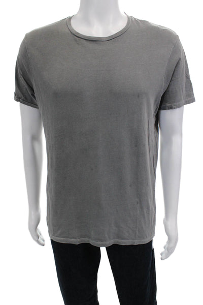 Alex Mill Mens Gray Cotton Crew Neck Short Sleeve T-Shirt Size M