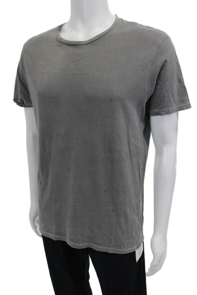 Alex Mill Mens Gray Cotton Crew Neck Short Sleeve T-Shirt Size M