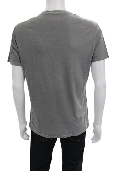 Alex Mill Mens Gray Cotton Crew Neck Short Sleeve T-Shirt Size M