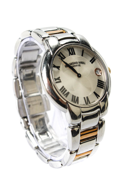 Raymond Weil Womens Two Tone Stainless Steel Jasmine Quartz Date Watch 35mm