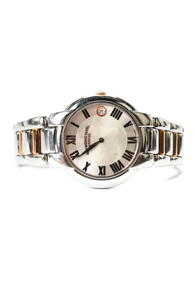 Raymond Weil Womens Two Tone Stainless Steel Jasmine Quartz Date Watch 35mm