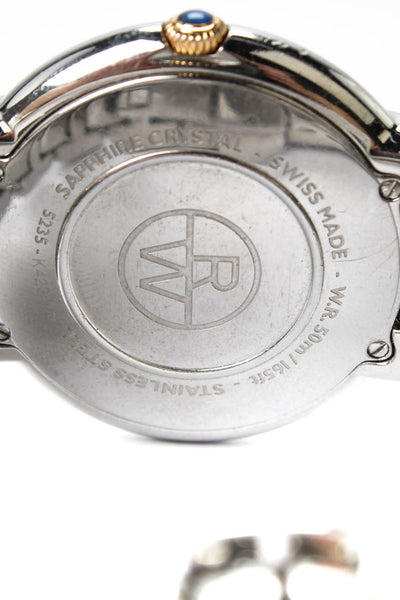 Raymond Weil Womens Two Tone Stainless Steel Jasmine Quartz Date Watch 35mm