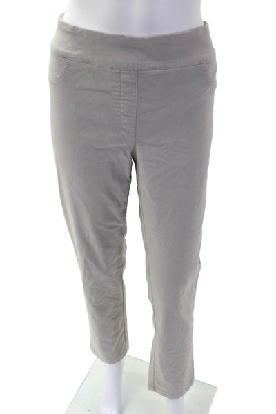 Elliott Lauren Women Ankle Cropped Gray Pants Size 10
