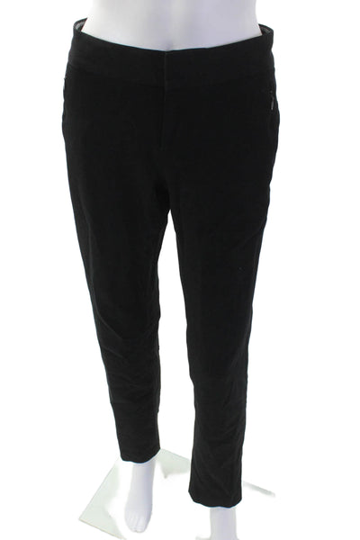 Banana Republic Womens Ankle Dress Pants Black Hook & Eye Size 10