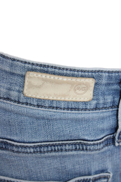 Adriano Goldschmied Women Boyfriend Cropped Blue Jeans Size 31