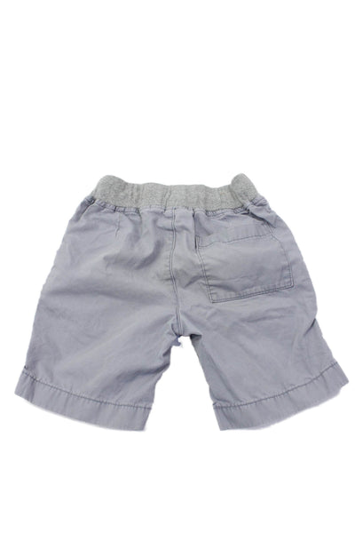 Crewcuts Childrens Boys Drawstring Waist High Rise Shorts Blue Size 4
