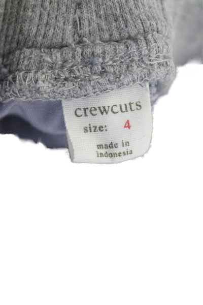 Crewcuts Childrens Boys Drawstring Waist High Rise Shorts Blue Size 4