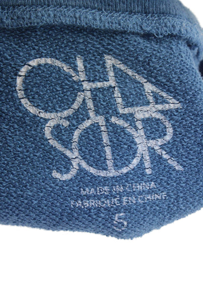 Chaser Childrens Boys Tie Dye Print Sweater Blue White Cotton Size 5