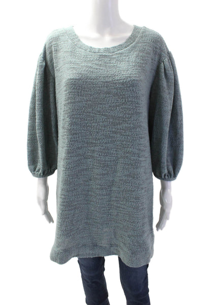 Saturday Sunday Anthropologie, Women, Pullover Green 3/4 Sleeve Boho Size S