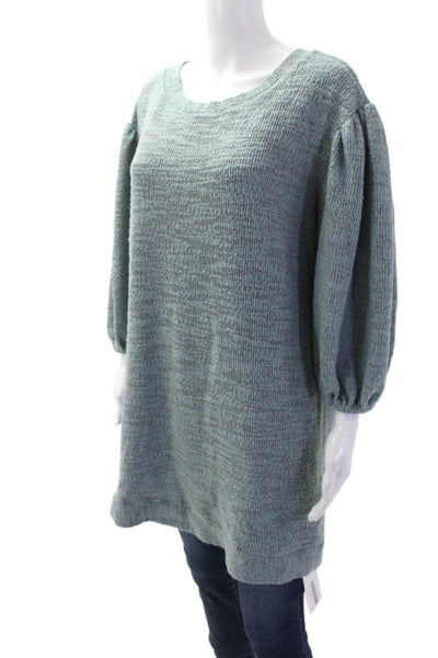 Saturday Sunday Anthropologie, Women, Pullover Green 3/4 Sleeve Boho Size S