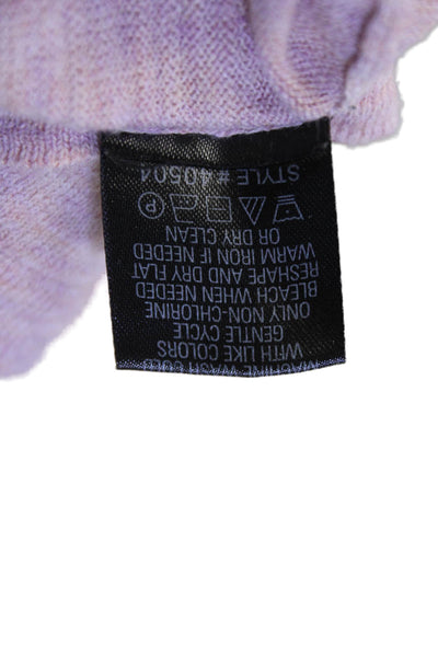 360 Sweater Women Cropped Pink Cotton Crew Neck T-Shirt Size XS