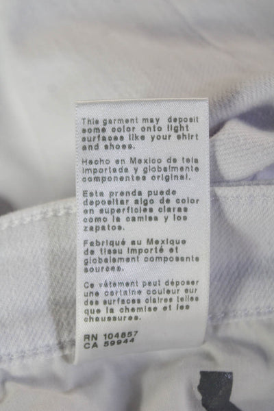AG Adriano Goldschmied Womens White Bootcut Flared Jeans High Rise Size 29