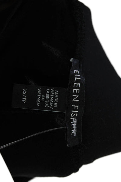 Eileen Fisher Women Cropped Black Pants Petite Size XS