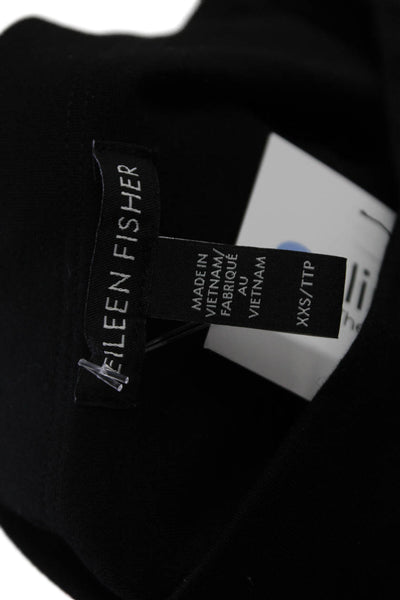 Eileen Fisher Women Cropped Black Pants Petite Size 2XS