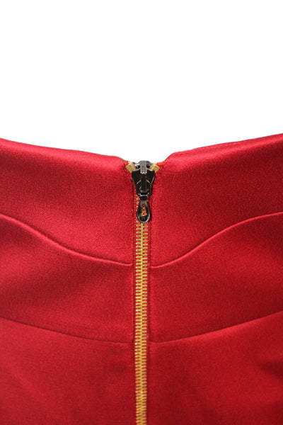 Limited Edition For Net-A-Porter Women Red Bodycon Pencil Dress Size 8