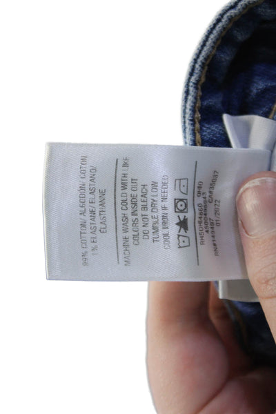 Joe's Collection Unisex Light Blue Cotton Blend Beach Shorts Size 23