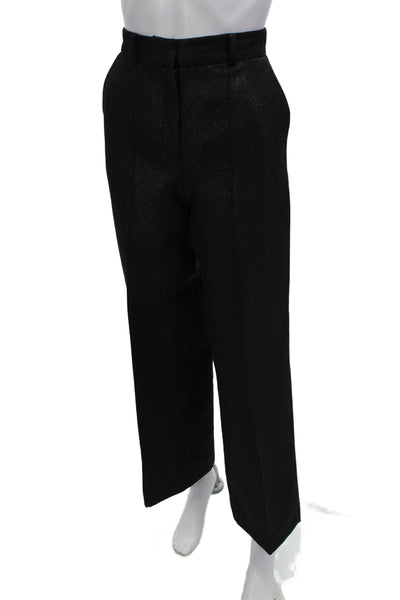 Les Coyotes De Paris Unisex Cropped Dress Pants Black Size 14