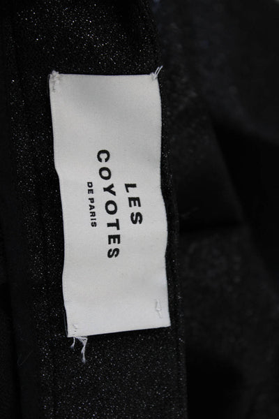 Les Coyotes De Paris Unisex Cropped Dress Pants Black Size 14