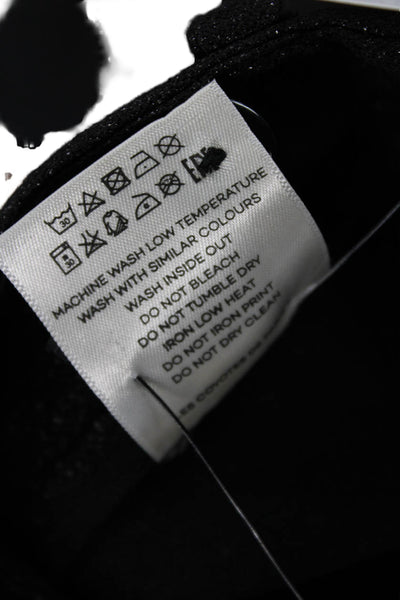 Les Coyotes De Paris Unisex Cropped Dress Pants Black Size 14