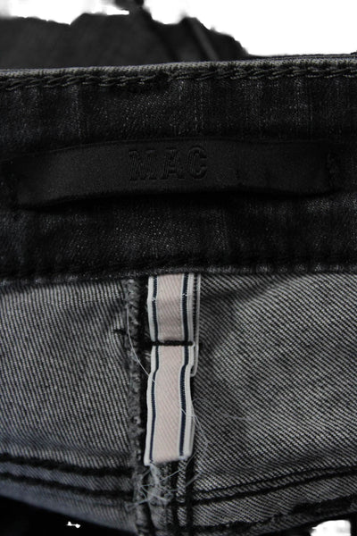 Mac Womens Ankle Cropped Dark Gray Mid-Rise Jeans Size 29