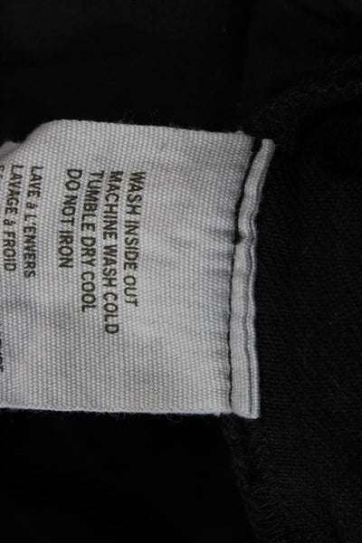 NSF Women High Waist Ankle Cropped Pants Black Size 29