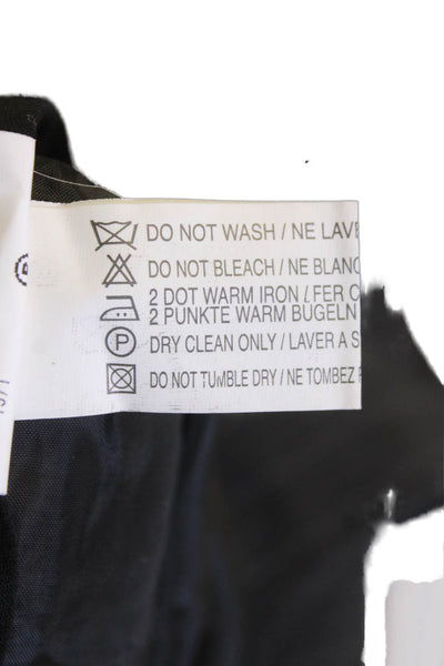 Paul Smith Men Dress Pants Dark Gray Wool Striped Size 34