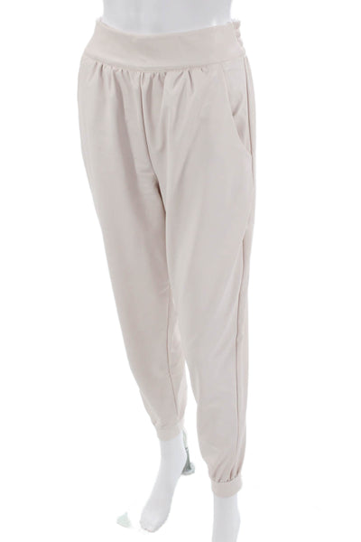 Susana Monaco Women Beige Jogger Pants Size S