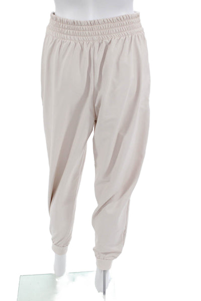 Susana Monaco Women Beige Jogger Pants Size S