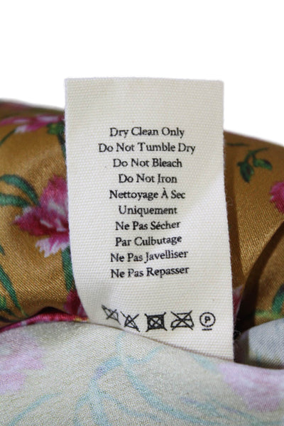 Love Shack Fancy Women Maxi Peasant Floral Yellow Skirt Size XS