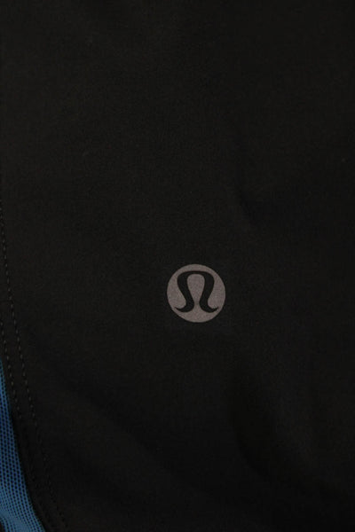 Lululemon Mens Sweat Shorts Black Drawstring Nylon Blend Size Small