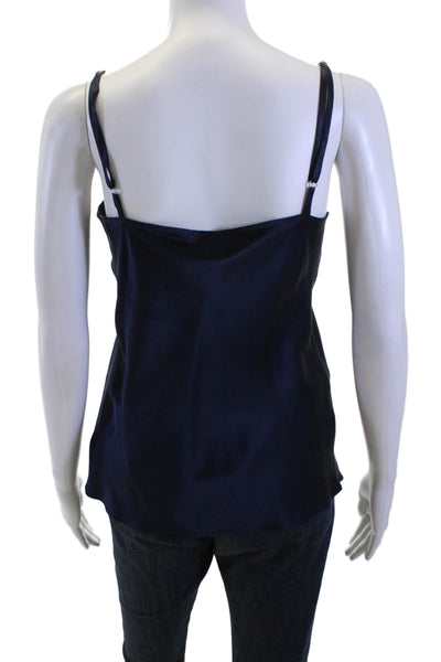 Sablyn Women Dark Blue Cotton V-Neck Camisole Size S