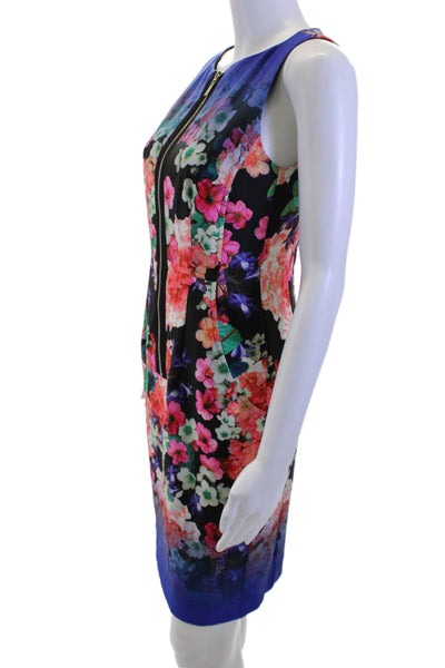 Nanette Lepore Womens Bodycon Sheath Dress Black Sleeveless Size 2