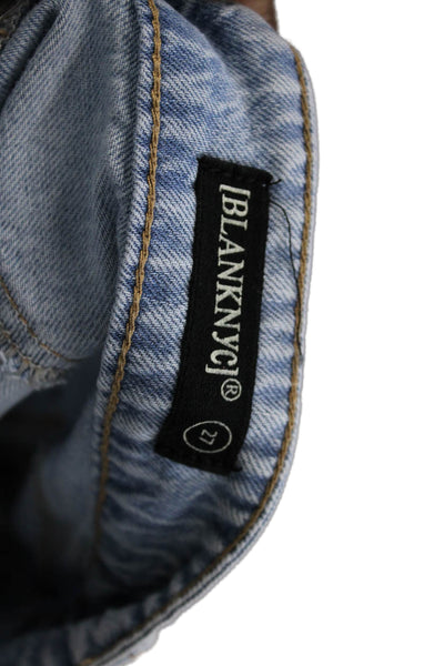 BLANKNYC Womens Mini Cargo Skirt Light Blue 100% Cotton Size 27