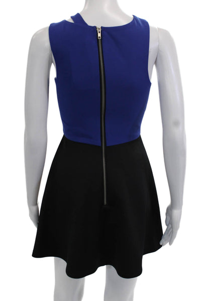 NBD Women Fit & Flare Mini Dress Black Size XS