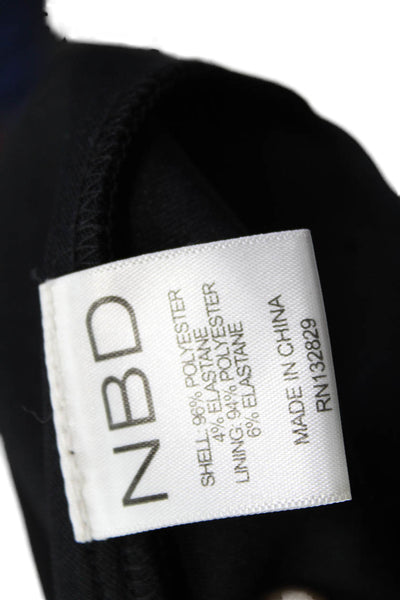 NBD Women Fit & Flare Mini Dress Black Size XS
