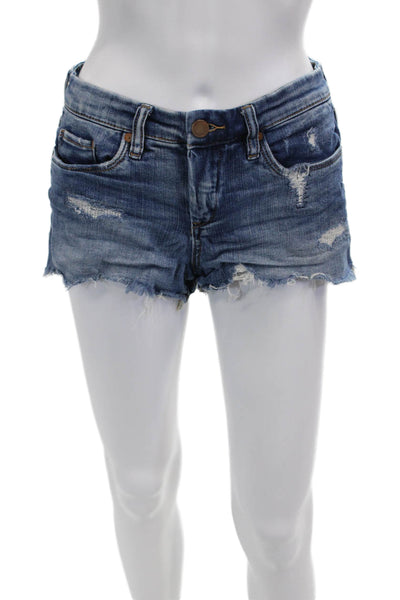 BLANKNYC Unisex Dark Blue Beach Shorts Button Size 26