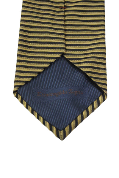 Ermenegildo Zegna Men's Classic Multicolor Striped Silk Neck Tie One Size