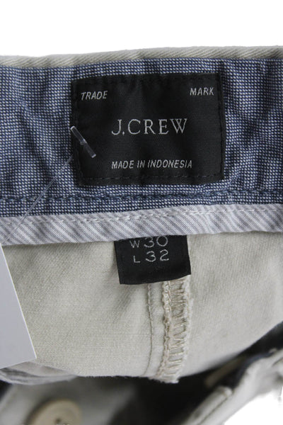 J Crew Mens Beige Chinos Size 30