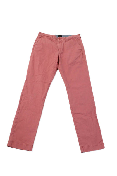 J Crew Mens Pink Chinos Size 30