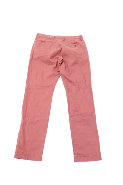 J Crew Mens Pink Chinos Size 30