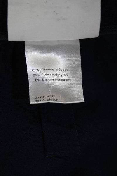 Akris Punto Women Straight Pencil Skirt Dark Blue Size 4