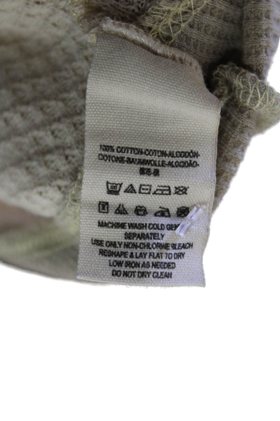 We The Free Womens Beige Cotton Basic Sweater Long Sleeve Size XS